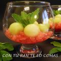 GRANIZADO DE SANDÍA CON MELÓN