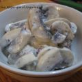Champiñones a la Crema