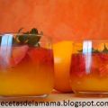 Receta de Fresones con zumo de naranja
