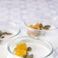 Gelatina de yogurt griego