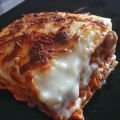 Lasaña suave de pollo y zanahorias