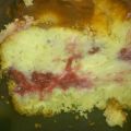 Bizcocho de frambuesa y chocolate blanco