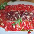 CARPACCIO DE TOMATE CON IBÉRICOS
