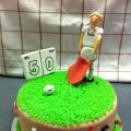 Tarta fondant fútbol Real Madrid para Jesús