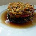 MILHOJAS DE VERDURAS CON QUESO CRUJIENTE