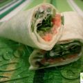 WRAP DE CRUDITES AL ROQUEFORT