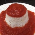 VASOS DE ARROZ A LA CUBANA  CON TOMATE