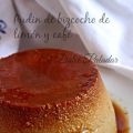 Pudin de bizcocho de limón y café