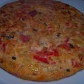 Tortilla de  verduras y atún