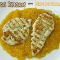 Pechugas Especiadas con Puré de Calabaza