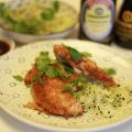 Solomillos de pollo con salsa de soja