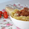 Penne con salsa Ragu Boloñesa