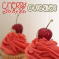 Cupcakes de cereza y chocolate blanco