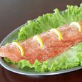Receta: Salmón mixto con jamón y queso