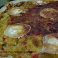 Quiché de puerros y queso de cabra