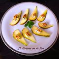 PERAS CON QUESO AZUL Y NUECES