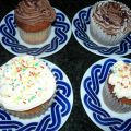CUPCAKES DE VAINILLA Y CHOCOLATE