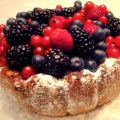 Bizcocho de Chocolate con Frutos Silvestres