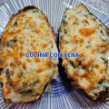 Berenjenas rellenas con atún y espinacas, con[...]
