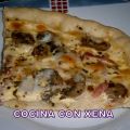 Pizza Carbonara... casera....muy buenaa...