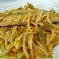Fideos con caballa