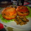 Queso Casin relleno de champiñones.
