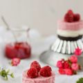 Tarta mousse de frambuesas