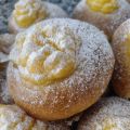 Bollos de leche y crema pastelera
