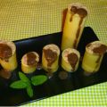 Canelones rellenos de mousse de berenjena,[...]