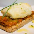 Tosta de bacalao