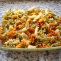 PASTA CON SALSA BECHAMEL, ESPINACAS Y BEICON