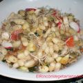 Ensalada semicruda con judías blancas