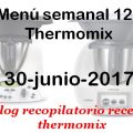 Menú semanal 122  con thermomix