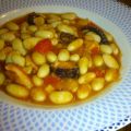 HABAS CON PULPO Y LANGOSTINOS