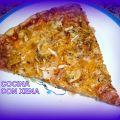 Pizza rápida, con masa sin levadura