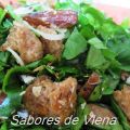 Ensalada de dátiles y pita