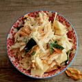 ENSALADA DE APIONABO, MANZANA Y ZANAHORIA