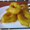 Calamares a la romana con pasta orly