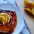 Flan de naranjas al microondas