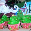 CUPCAKES NAVIDEÑOS DE MANZANA Y CANELA