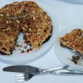 Tarta Tatín de berenjena y queso de cabra