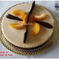 Tarta mousse de melocotón