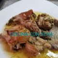 Conejo al ajillo en salsa verde en GM G