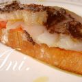 Pintxo de bacalao con olivada