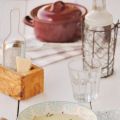 Vichyssoise de pera con parmesano