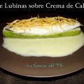 Lomos de Lubinas sobre Crema de Calabacines