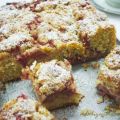 Bizcocho de fresas y vainilla
