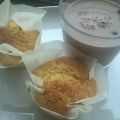 Muffins de pasta de cachuete y coco