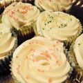 Cupcakes de chocolate blanco