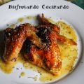 Alitas de pollo con miel